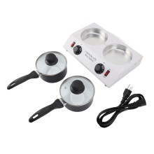(US Plug 110V) 2 Tanks Chocolate Melting Machine 2kg Alu Non Stick 110V