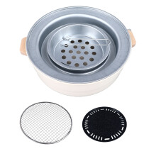 Portable Charcoal Grill Iron Smokeless Small BBQ for Garden Outdoor