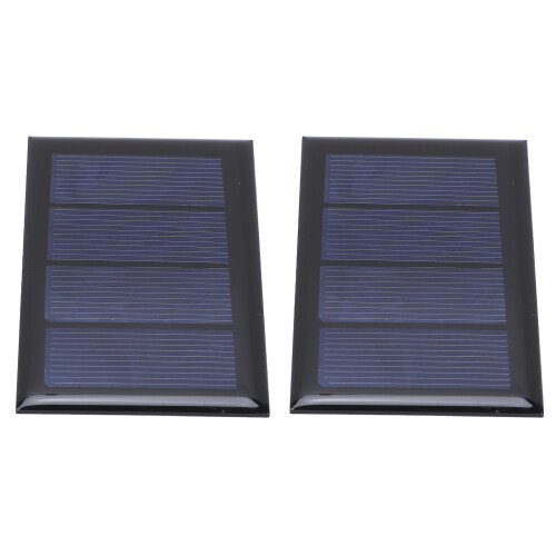 2Pcs 2V 210mA Mini Solar Panel 80x50mm DIY 1