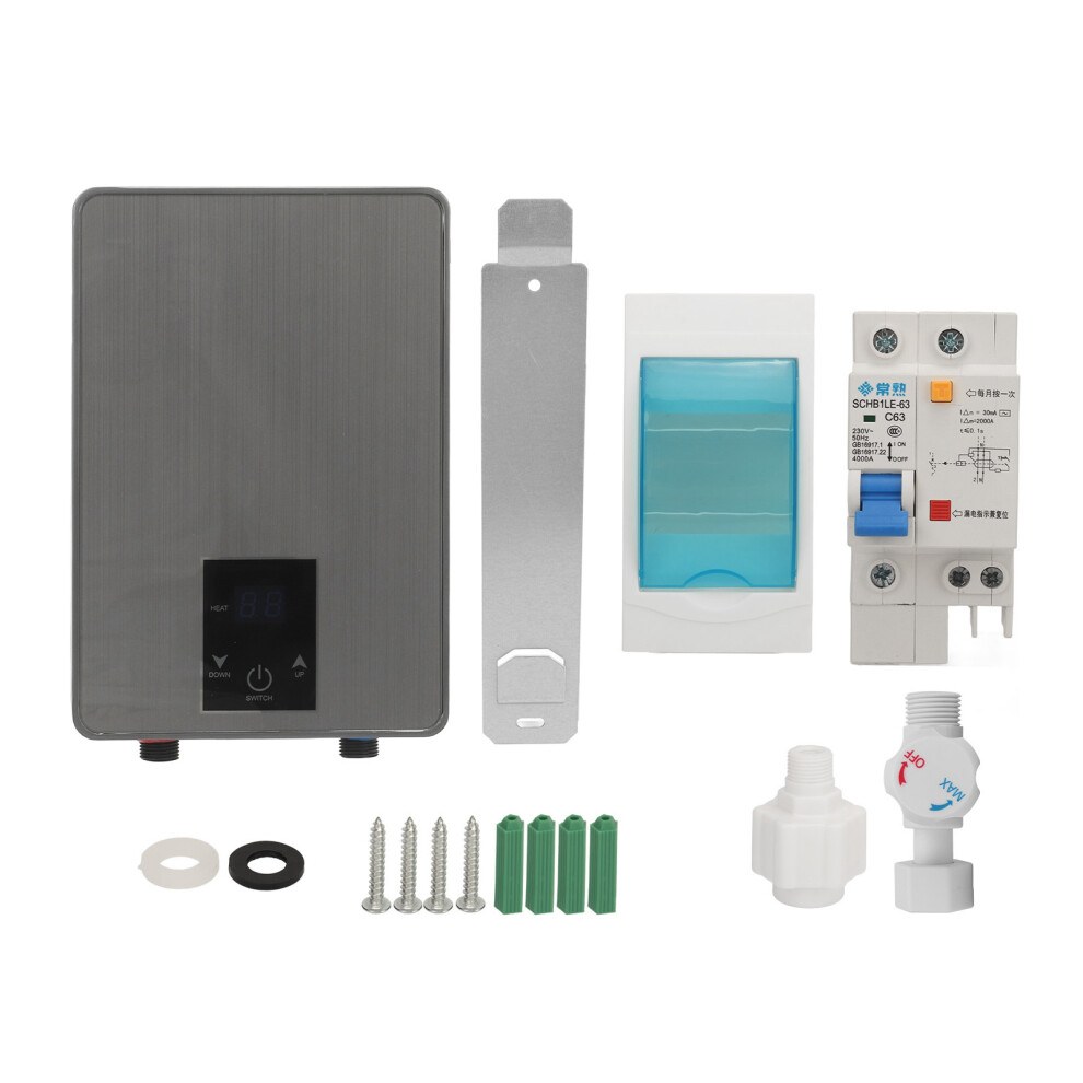 5.5Kw 220V Electric Hot Water Heater Manual Ipx4 Instant 588248863576