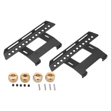 (Black) Metal Pedals Slider with Combinator for Axial SCX10II