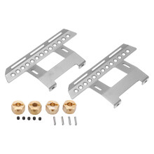 (Silver) Metal Pedals Slider with Combinator for Axial SCX10II