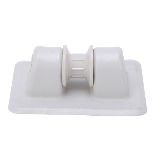 (Grey) Kayak Anchor Roller PVC Plastic Pulley Bracket Grey