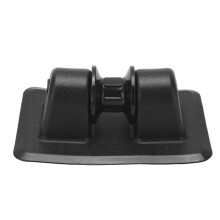 (Black) Kayak Anchor Roller PVC Plastic Pulley Bracket Grey