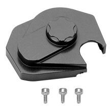 (Black) CNC Aluminum Gear Box Cover for Axial SCX24 1/24 RC Crawler Black