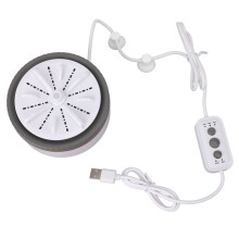 (Gray) Mini Turbo Washer 40W USB Powered for Clothes Fruit Dish Purple