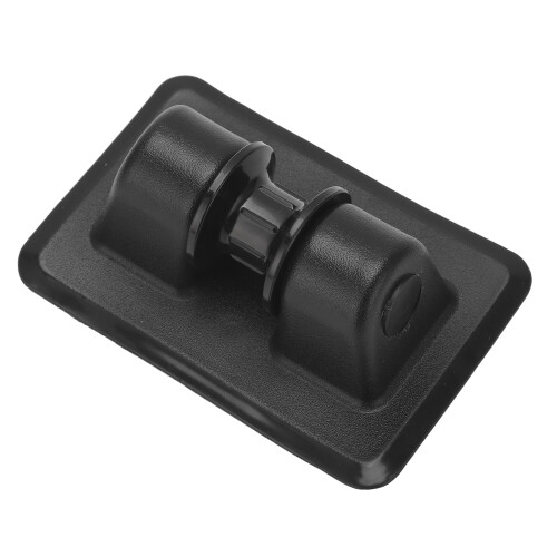 (Black) Kayak Anchor Roller PVC Plastic Pulley Bracket Grey 1