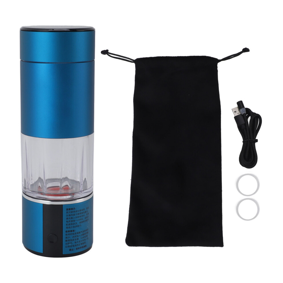 (Blue) Hydrogen Water Bottle 230ML 13520ppb High Concentration Heating LED-image-OPC-PMKC6V2-NEW