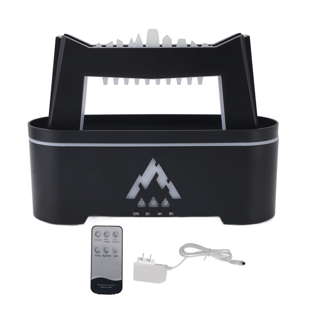 (Black US Plug) Rain Drop Humidifier 300ml Noiseless Raining Essential Oil Diffuser-image-OPC-PMKC6VY-NEW