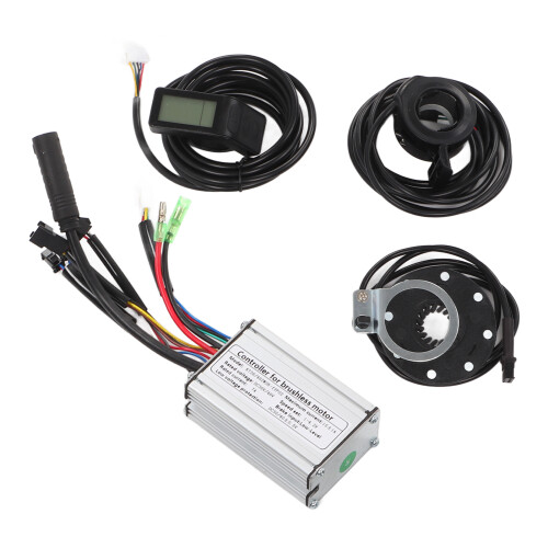 36V/48V 250W 15A Brushless Motor Controller LCD4 Panel 130X Throttle 2