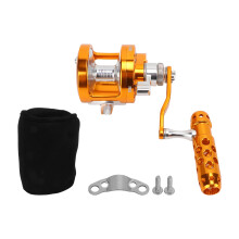 (SY90 Right Hand) Aluminum Alloy Trolling Fishing Reel SY90 Right Hand
