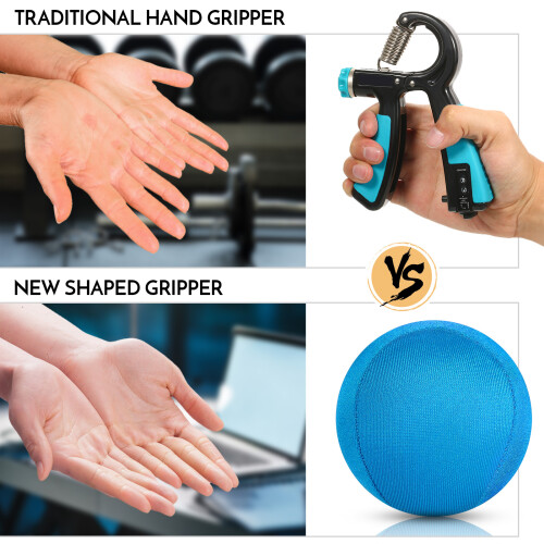 3pcs Hand Trainer Balls for Stress Relief Strength 1