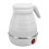 (White) Foldable Electric Kettle 600ml Fast Boiling Portable 4