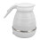 (White) Foldable Electric Kettle 600ml Fast Boiling Portable 5