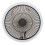 Small Wall Mount Fan 3 Speeds Mini Oscillating Night Light White 4