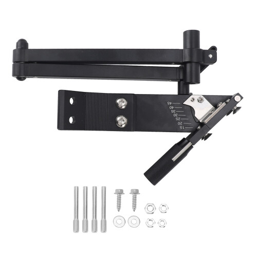 (Black) Lawn Mower Blade Sharpener 15-45 Degree Adjustable Red