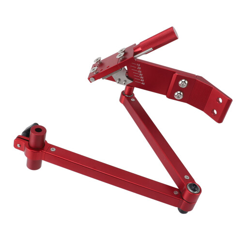 (Red) Lawn Mower Blade Sharpener 15-45 Degree Adjustable Red 2