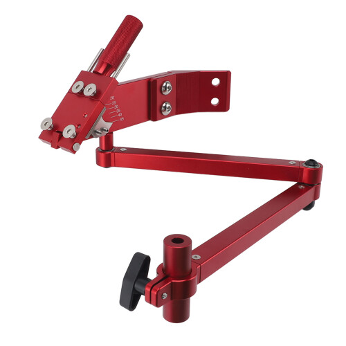 (Red) Lawn Mower Blade Sharpener 15-45 Degree Adjustable Red 1