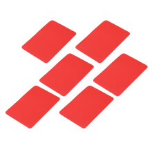 (Red) 6pcs Boat Repair Kit Wear Resistant Patches for Inflatable Boat Kayak