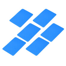 (Blue) 6pcs Boat Repair Kit Wear Resistant Patches for Inflatable Boat Kayak