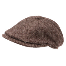 Newsboy Octagonal Hat Vintage Beret Men Winter Driving Hunting Cap