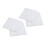 3D Textured Panels Interior Wall Decorative Matte White 500x500mm 5