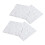 3D Textured Panels Interior Wall Decorative Matte White 500x500mm 4