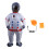 Inflatable Spaceman Costume 210T Polyester Waterproof Party 1