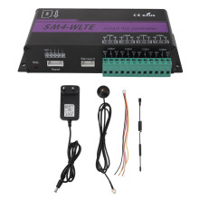 4G 4 Channel GSM Relay Switch APP WEB SMS Alarm Temp Humidity