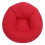 (Red) Inflatable Sofa Flocking Portable Folding Chair Blow Up Couch Red 5