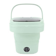 (EU Plug 100 to 240V) 11L Portable Washing Machine Foldable Mini Washer Baby Clothes