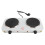 Double Cast Iron Burner 2000W Electric Hot Plate 5 Level Control 5