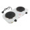 Double Cast Iron Burner 2000W Electric Hot Plate 5 Level Control 3