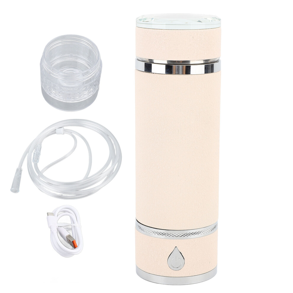 (Beige White) Hydrogen Water Bottle Stainless Steel Generator Vent Gray-image-OPC-PMKC97Z-NEW