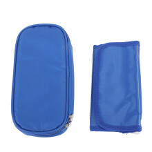 (Blue) Medical Cooler Insulin Vial Travel Case Blue