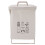 (Type A S) Iron Frame Folding Laundry Basket Waterproof Cotton Linen S 1