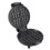 Waffle Maker 1000W Double Sided Nonstick Adjustable Temp Small 4