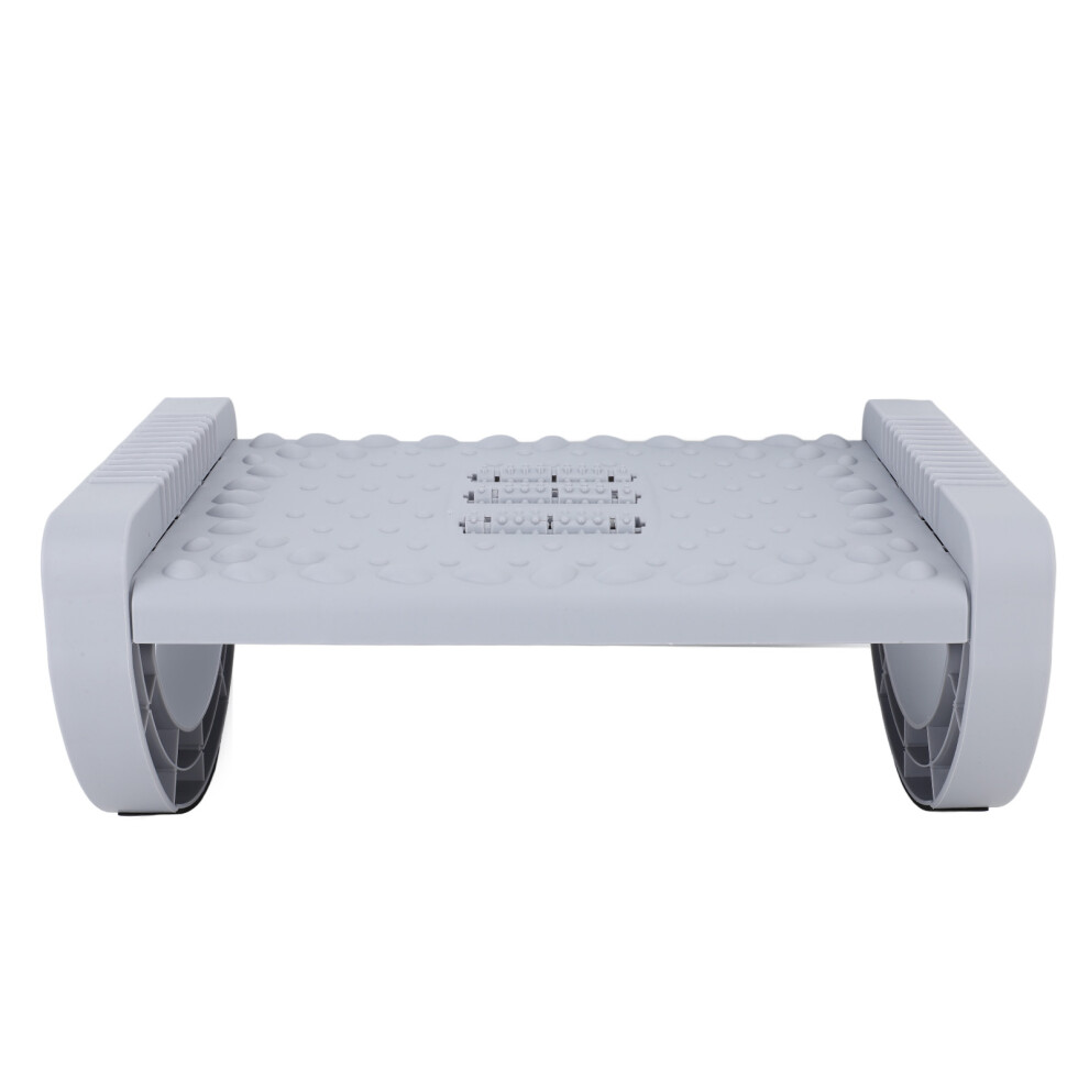 (Gray) Under Desk Foot Rest Rocking Stool with Roller for Office-image-OPC-PMKC9MG-NEW