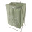 (Type B S) Iron Frame Folding Laundry Basket Waterproof Cotton Linen S 5