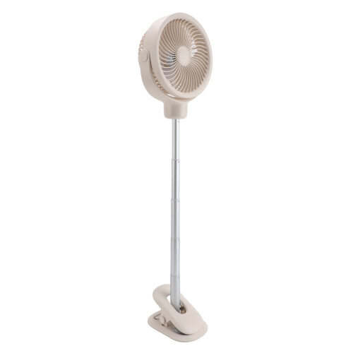 Oscillating USB Rechargeable Desk Fan 4 Speeds with LED Night Light 2