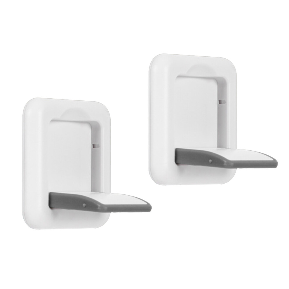 2Pcs Child Safety Sliding Glass Lock For Baby Pets White