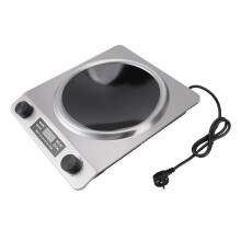 (EU Plug) Portable Induction Cooktop 3500W Touch Control Curved Surface