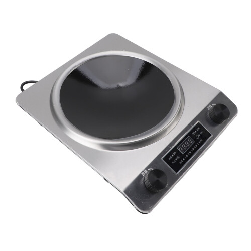 (EU Plug) Portable Induction Cooktop 3500W Touch Control Curved Surface 2