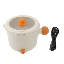 (EU Plug 220V) Electric Hot Pot 1.8L 450W Non Stick Multifunctional Cooker EU Plug