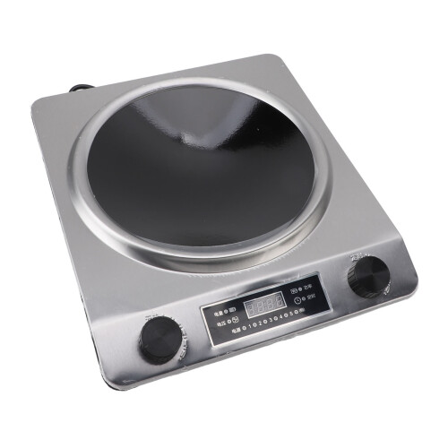 (EU Plug) Portable Induction Cooktop 3500W Touch Control Curved Surface 1
