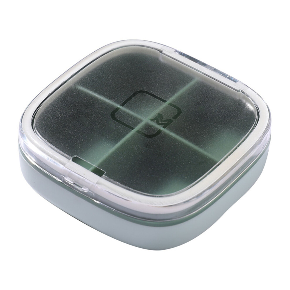 Travel Medicine Organizer 4 Compartments Sealed Vitamin Container