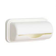Wall Mount Trash Bag Organizer Plastic Punch Free Dispenser