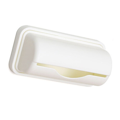 Wall Mount Trash Bag Organizer Plastic Punch Free Dispenser 2