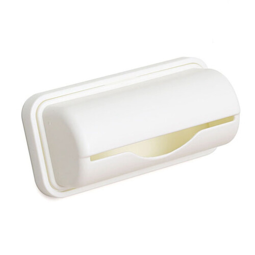Wall Mount Trash Bag Organizer Plastic Punch Free Dispenser 1