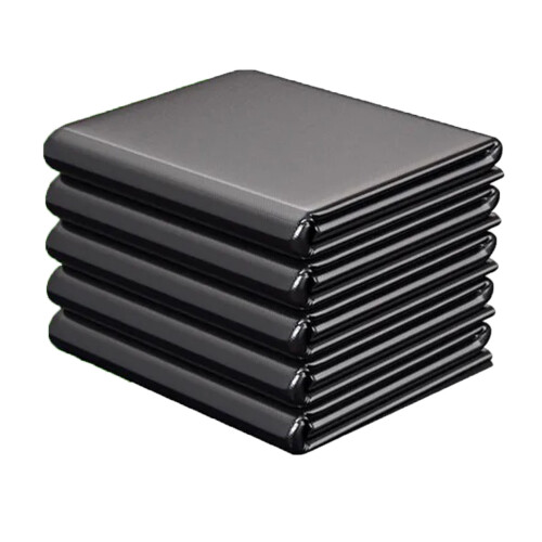Black Large Garbage Bag Disposable Thick PE Wear Resistant 1